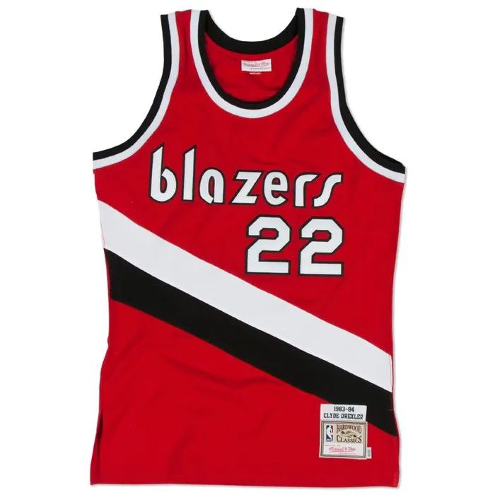 Mitchell and Ness Clyde Drexler 198384 Authentic Jersey Portland Trail Blazers Men Jerseys Mitchell and Ness Clyde Drexler 198384 Authentic Jersey Portland Trail Blazers Men Jerseys