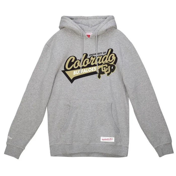 Mitchell and Ness College Tailsweep Hoodie University Of Colorado Boulder Men Hoodies and Sweatshirts Mitchell and Ness College Tailsweep Hoodie University Of Colorado Boulder Men Hoodies and Sweatshirts