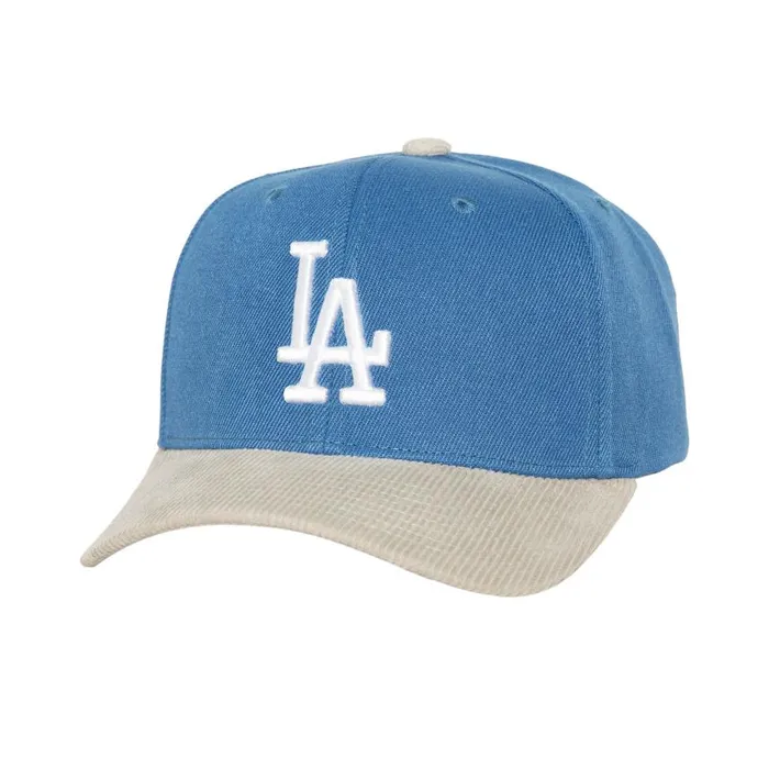 Mitchell and Ness Cord Pro Snapback Los Angeles Dodgers Men Hats and Headwear Mitchell and Ness Cord Pro Snapback Los Angeles Dodgers Men Hats and Headwear