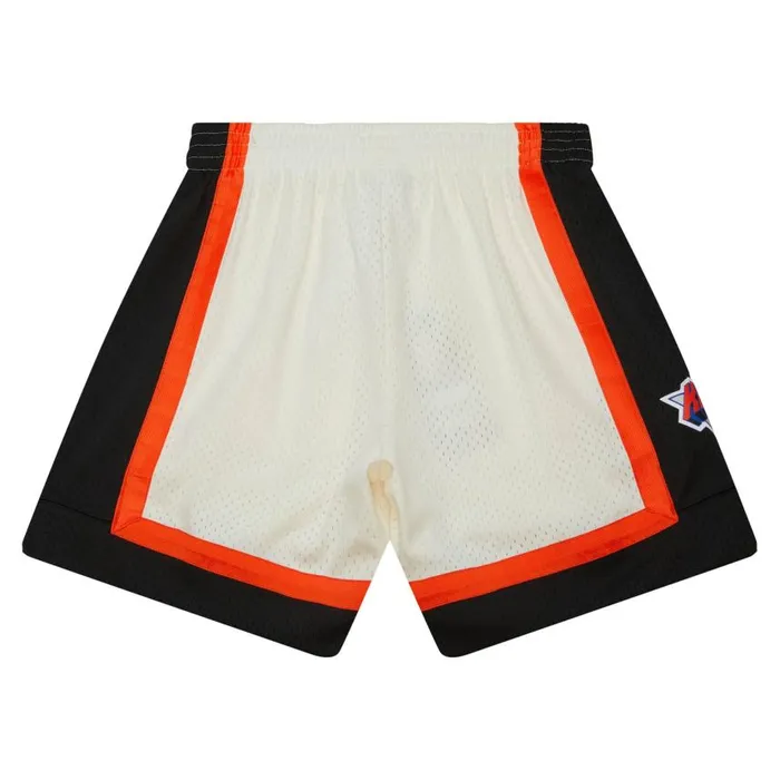 Mitchell and Ness Cream Swingman Shorts New York Knicks 1996 Men Shorts Mitchell and Ness Cream Swingman Shorts New York Knicks 1996 Men Shorts