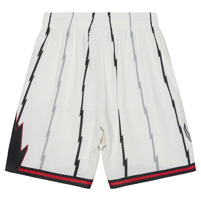 Mitchell and Ness Cream Swingman Shorts Toronto Raptors 1998 Men Shorts Mitchell and Ness Cream Swingman Shorts Toronto Raptors 1998 Men Shorts