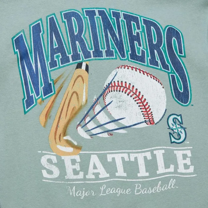 Mitchell and Ness Easy Cool Crewneck Sweatshirt Seattle Mariners Men Hoodies and Sweatshirts Mitchell and Ness Easy Cool Crewneck Sweatshirt Seattle Mariners Men Hoodies and Sweatshirts