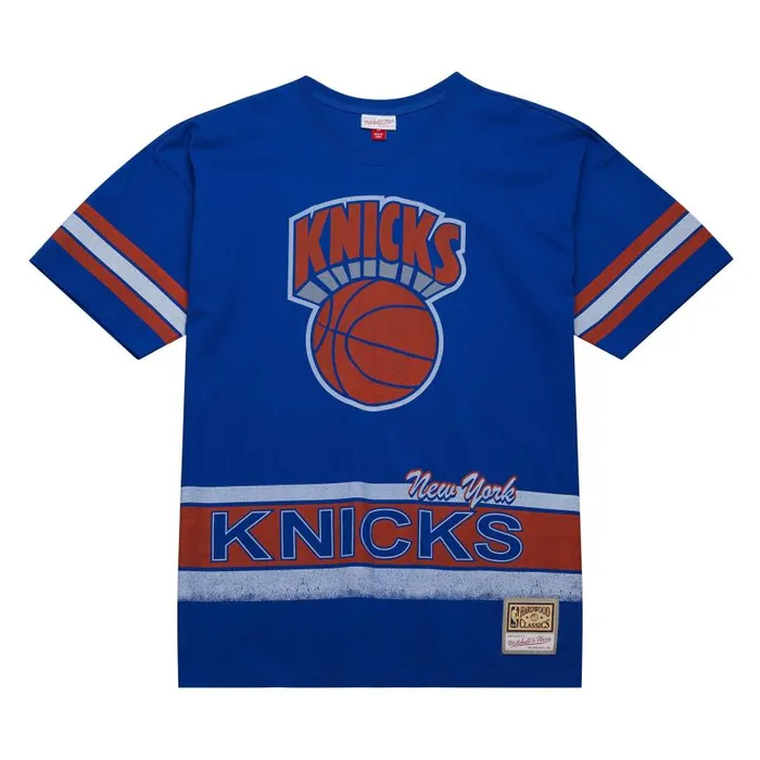 Mitchell and Ness Fashion Oversized SS Tee Vintage Logo New York Knicks Men TShirts and Tops Mitchell and Ness Fashion Oversized SS Tee Vintage Logo New York Knicks Men TShirts and Tops