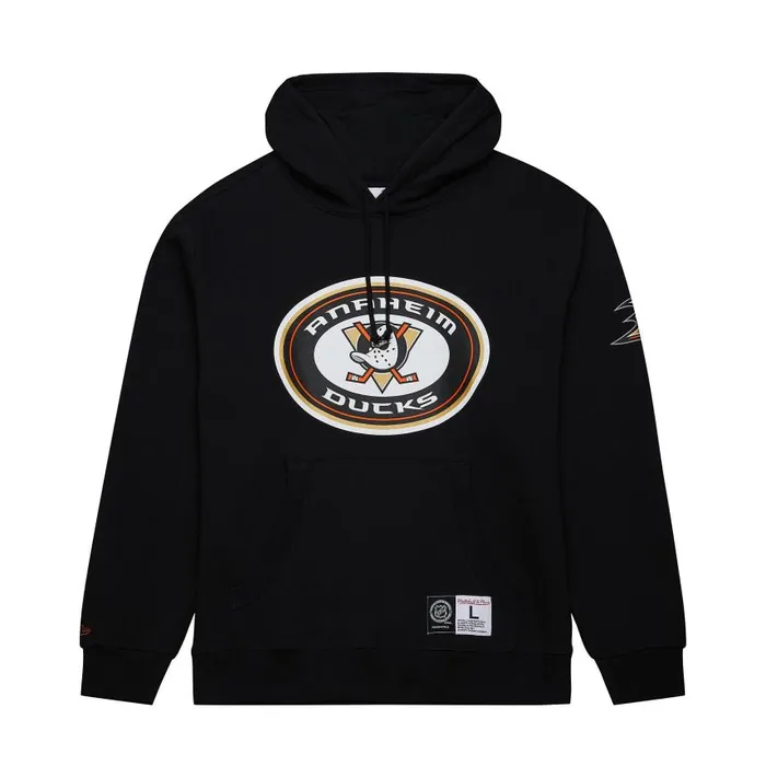 Mitchell and Ness Game Time Fleece Hoodie Current Logo Anaheim Ducks Men Hoodies and Sweatshirts Mitchell and Ness Game Time Fleece Hoodie Current Logo Anaheim Ducks Men Hoodies and Sweatshirts