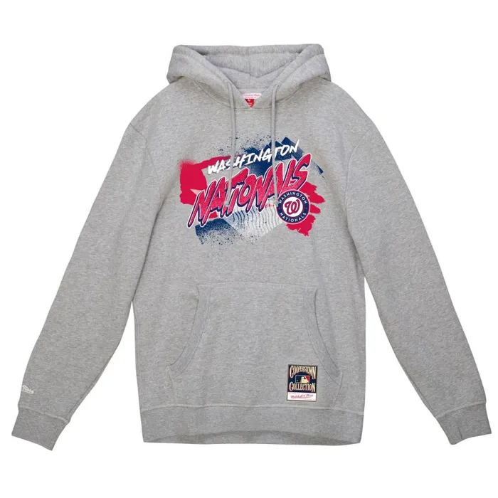 Mitchell and Ness Graff Hoodie Washington Nationals Men Hoodies and Sweatshirts Mitchell and Ness Graff Hoodie Washington Nationals Men Hoodies and Sweatshirts