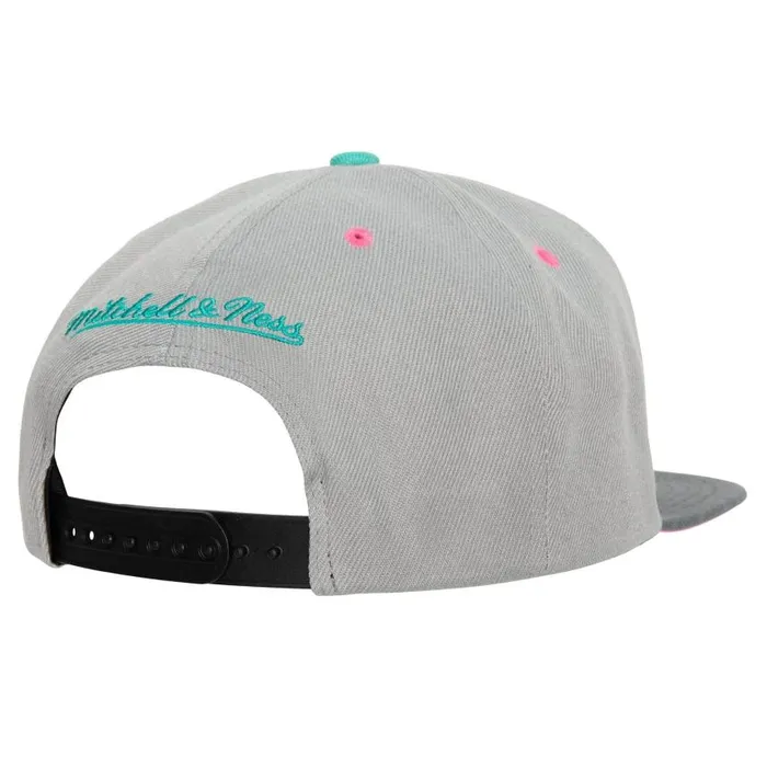 Mitchell and Ness Grey Wolf Mags Snapback Los Angeles Lakers Men Hats and Headwear Mitchell and Ness Grey Wolf Mags Snapback Los Angeles Lakers Men Hats and Headwear