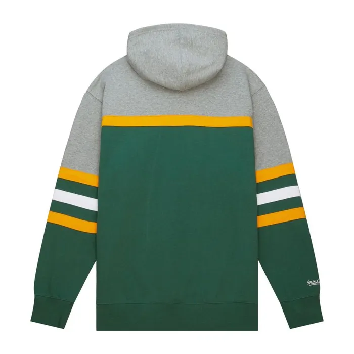 Mitchell and Ness Head Coach Hoodie Green Bay Packers Men Hoodies and Sweatshirts Mitchell and Ness Head Coach Hoodie Green Bay Packers Men Hoodies and Sweatshirts