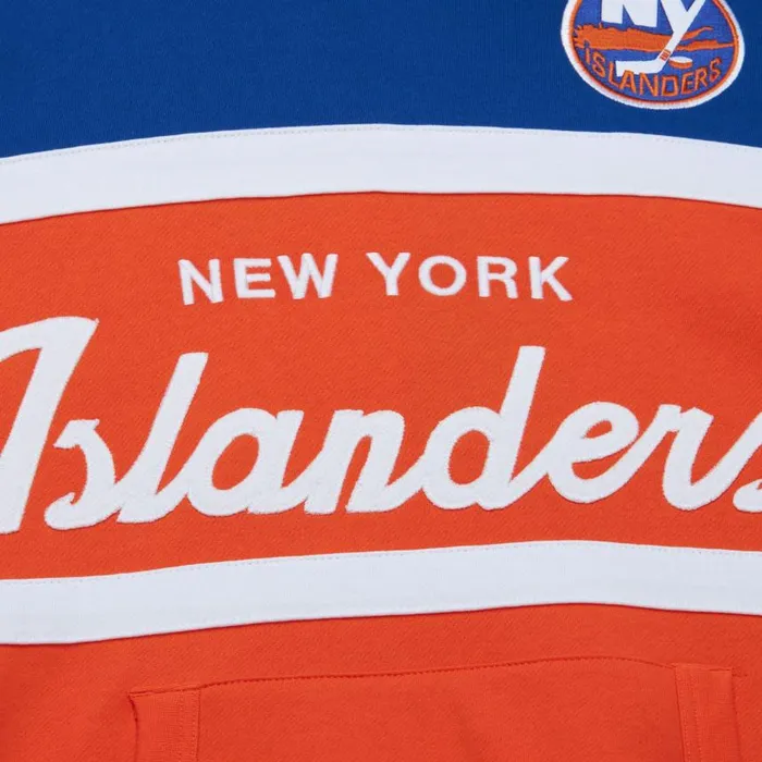 Mitchell and Ness Head Coach Hoodie New York Islanders Men Hoodies and Sweatshirts Mitchell and Ness Head Coach Hoodie New York Islanders Men Hoodies and Sweatshirts