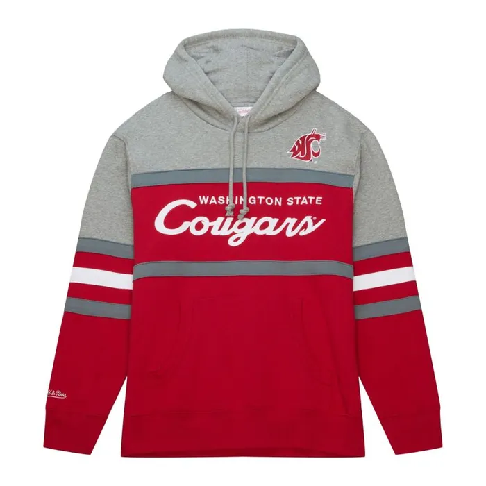 Mitchell and Ness Head Coach Hoodie Washington State University Men Hoodies and Sweatshirts Mitchell and Ness Head Coach Hoodie Washington State University Men Hoodies and Sweatshirts