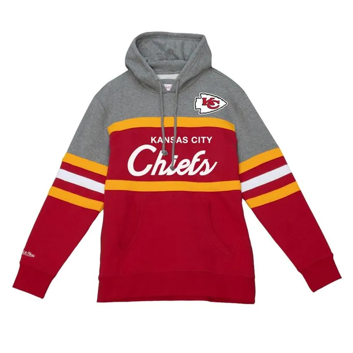 Mitchell and Ness Headcoach Hoody Kansas City Chiefs Men Hoodies and Sweatshirts Mitchell and Ness Headcoach Hoody Kansas City Chiefs Men Hoodies and Sweatshirts