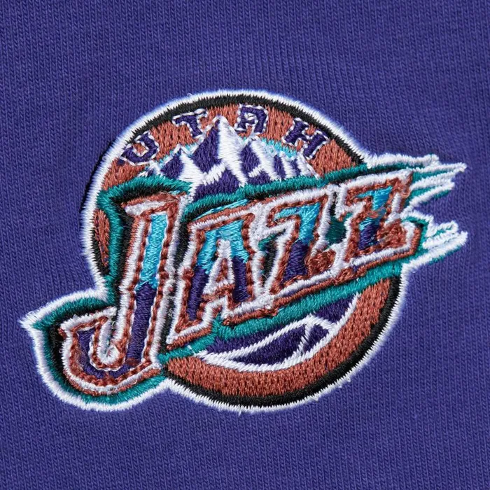 Mitchell and Ness Heavyweight Premium Player Tee Vintage Logo Utah Jazz Karl Malone Men TShirts and Tops Mitchell and Ness Heavyweight Premium Player Tee Vintage Logo Utah Jazz Karl Malone Men TShirts and Tops