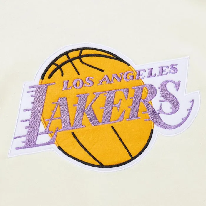 Mitchell and Ness Heritage Fleece Crew Vintage Logo Los Angeles Lakers Men Hoodies and Sweatshirts Mitchell and Ness Heritage Fleece Crew Vintage Logo Los Angeles Lakers Men Hoodies and Sweatshirts