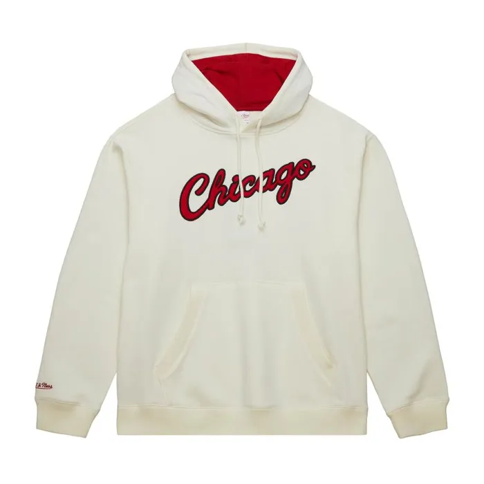 Mitchell and Ness Heritage Fleece Hoodie Vintage Logo Chicago Bulls Men Hoodies and Sweatshirts Mitchell and Ness Heritage Fleece Hoodie Vintage Logo Chicago Bulls Men Hoodies and Sweatshirts