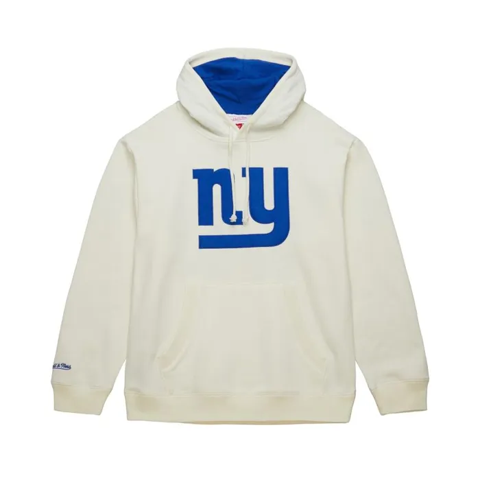 Mitchell and Ness Heritage Fleece Hoodie Vintage Logo New York Giants Men Hoodies and Sweatshirts Mitchell and Ness Heritage Fleece Hoodie Vintage Logo New York Giants Men Hoodies and Sweatshirts