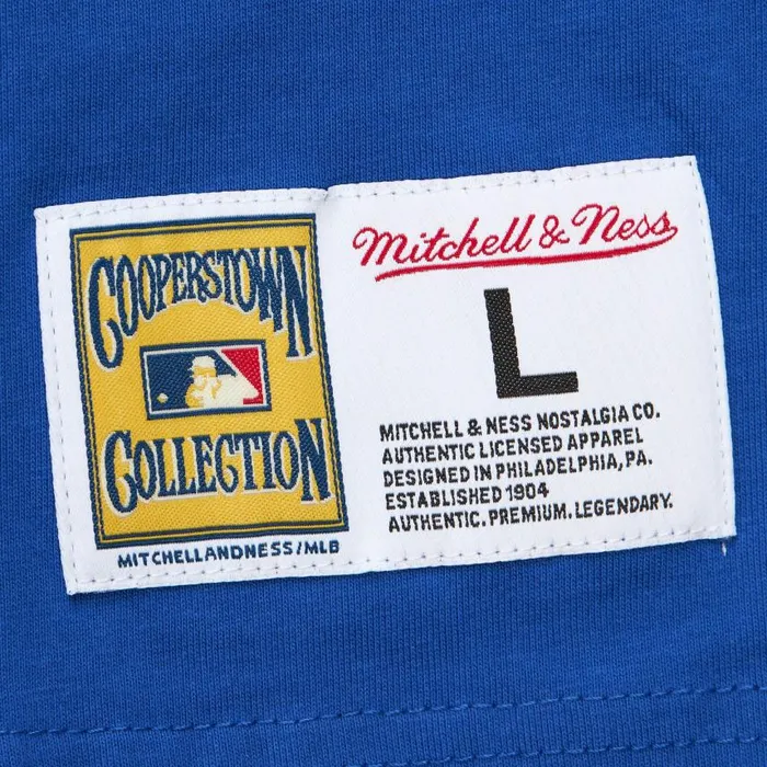 Mitchell and Ness Jacquard Ringer SS Tee Vintage Logo Los Angeles Dodgers Men TShirts and Tops Mitchell and Ness Jacquard Ringer SS Tee Vintage Logo Los Angeles Dodgers Men TShirts and Tops