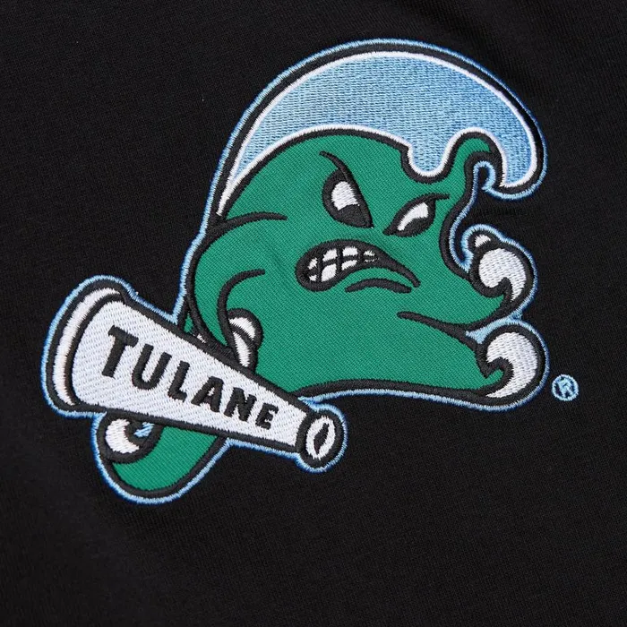 Mitchell and Ness Jaquard Ringer SS Tee Current Logo Tulane University Men TShirts and Tops Mitchell and Ness Jaquard Ringer SS Tee Current Logo Tulane University Men TShirts and Tops