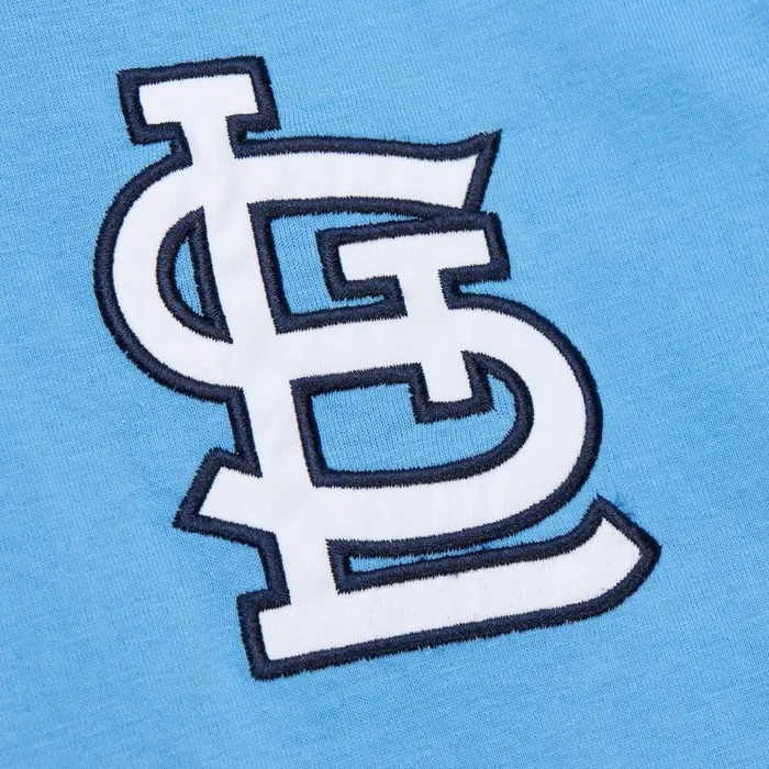 Mitchell and Ness Jaquard Ringer SS Tee Vintage Logo St Louis Cardinals Men TShirts and Tops Mitchell and Ness Jaquard Ringer SS Tee Vintage Logo St Louis Cardinals Men TShirts and Tops