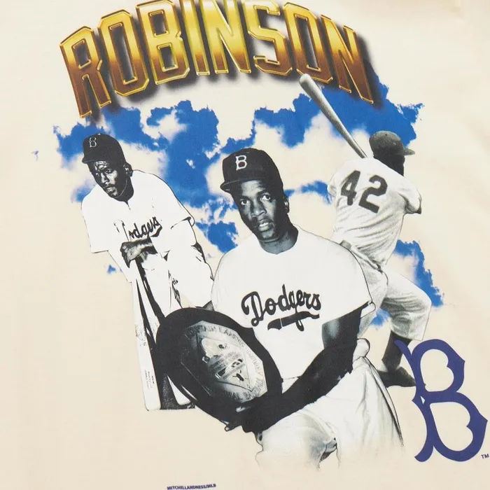 Mitchell and Ness Jr Vintage Collage Tee Brooklyn Dodgers Jackie Robinson Men TShirts and Tops Mitchell and Ness Jr Vintage Collage Tee Brooklyn Dodgers Jackie Robinson Men TShirts and Tops