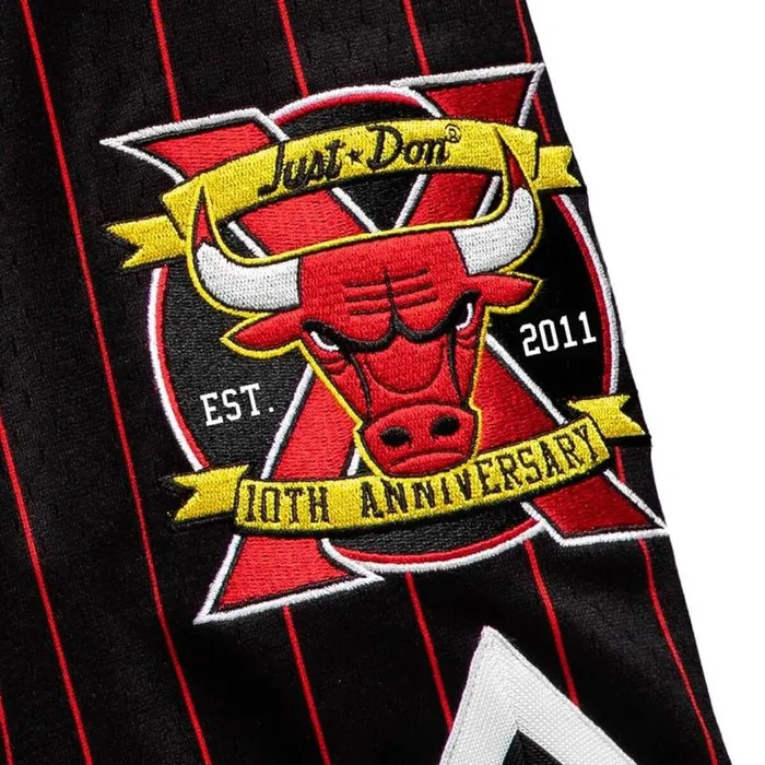 Mitchell and Ness Just Don 10th Year Anniversary Shorts Chicago Bulls 1996 Men Shorts Mitchell and Ness Just Don 10th Year Anniversary Shorts Chicago Bulls 1996 Men Shorts