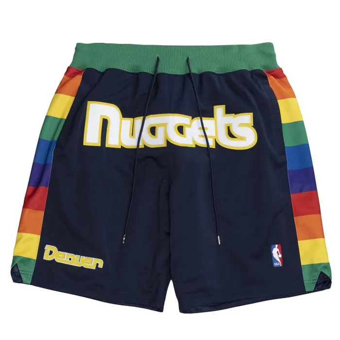Mitchell and Ness Just Don Classics Shorts Denver Nuggets 198283 Men Shorts