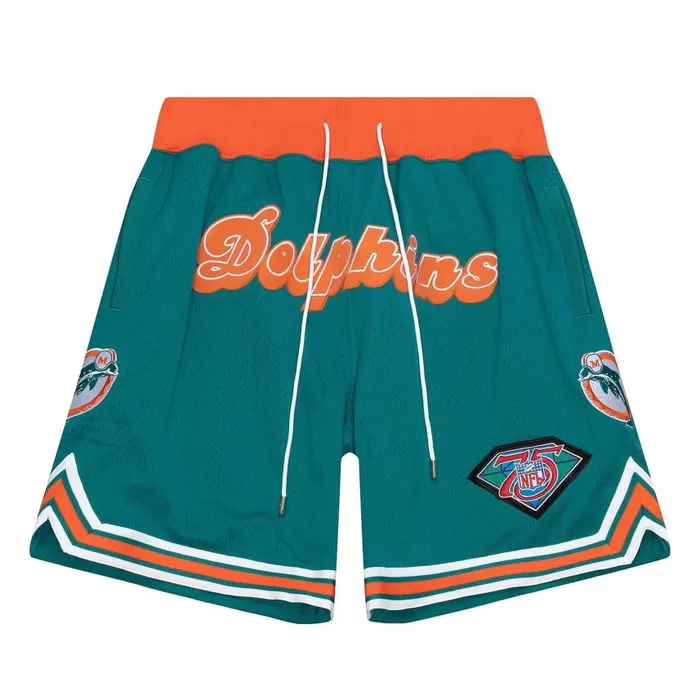 Mitchell and Ness Just Don Throwbacks Short Miami Dolphins Men Shorts