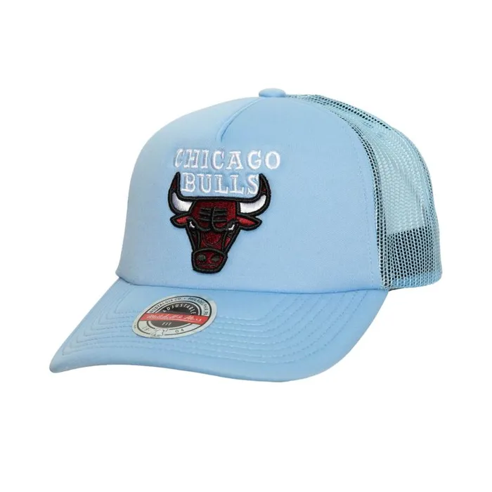 Mitchell and Ness Keep On Truckin Trucker Snapback Chicago Bulls Men Hats and Headwear Mitchell and Ness Keep On Truckin Trucker Snapback Chicago Bulls Men Hats and Headwear