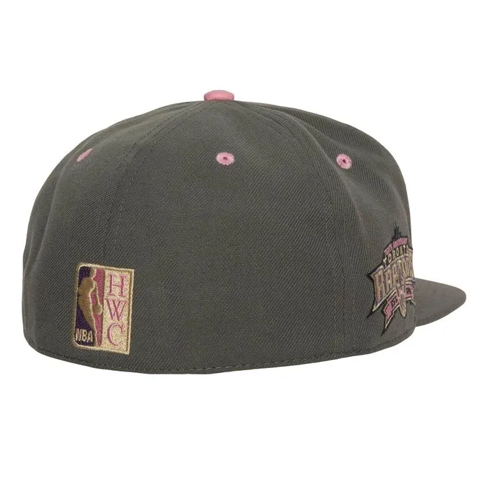 Mitchell and Ness Lavender Dreams Fitted HWC Toronto Raptors Men Hats and Headwear Mitchell and Ness Lavender Dreams Fitted HWC Toronto Raptors Men Hats and Headwear