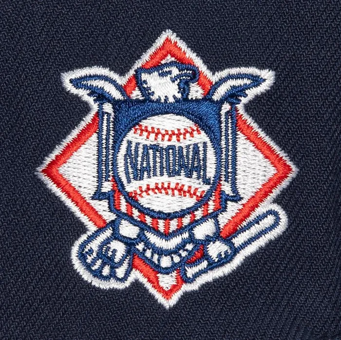 Mitchell and Ness League Patch Snapback Atlanta Braves Men Hats and Headwear Mitchell and Ness League Patch Snapback Atlanta Braves Men Hats and Headwear