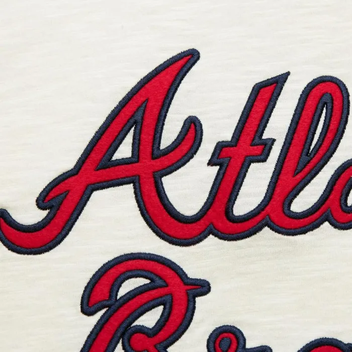 Mitchell and Ness Legendary Slub LS Current Logo Atlanta Braves Men TShirts and Tops Mitchell and Ness Legendary Slub LS Current Logo Atlanta Braves Men TShirts and Tops