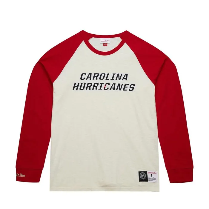 Mitchell and Ness Legendary Slub LS Current Logo Carolina Hurricanes Men TShirts and Tops Mitchell and Ness Legendary Slub LS Current Logo Carolina Hurricanes Men TShirts and Tops