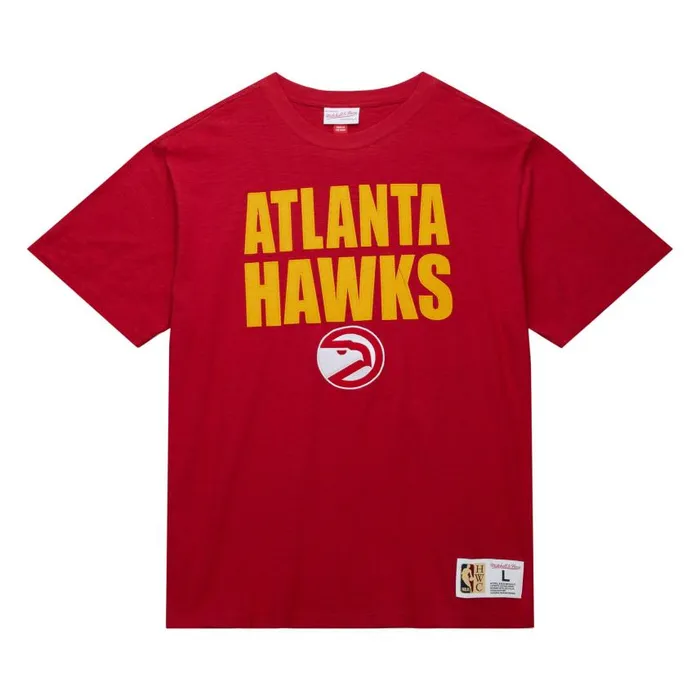 Mitchell and Ness Legendary Slub SS Tee Atlanta Hawks Men TShirts and Tops
