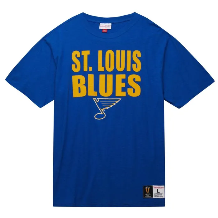 Mitchell and Ness Legendary Slub SS Tee St Louis Blues Men TShirts and Tops