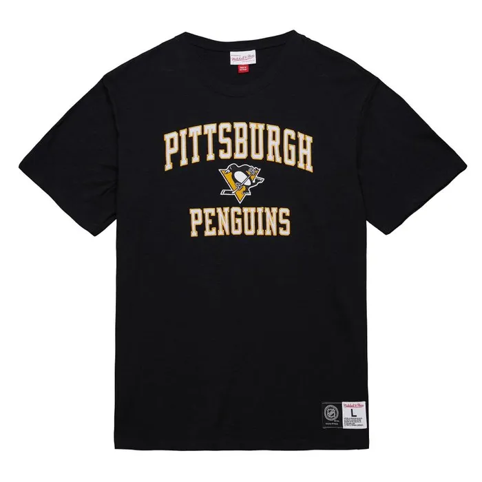 Mitchell and Ness Legendary Slub SS Tee Current Logo Pittsburgh Penguins Men TShirts and Tops Mitchell and Ness Legendary Slub SS Tee Current Logo Pittsburgh Penguins Men TShirts and Tops
