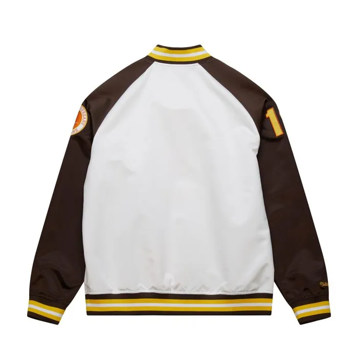 Mitchell and Ness Legends Sublimated Lightweight Satin Jacket San Diego Padres Tony Gwynn Men Jackets and Outerwear Mitchell and Ness Legends Sublimated Lightweight Satin Jacket San Diego Padres Tony Gwynn Men Jackets and Outerwear