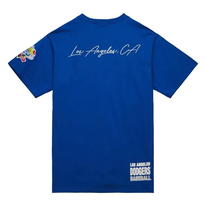 Mitchell and Ness MandN Hometown SS Tee Vintage Logo Los Angeles Dodgers Men TShirts and Tops Mitchell and Ness MandN Hometown SS Tee Vintage Logo Los Angeles Dodgers Men TShirts and Tops