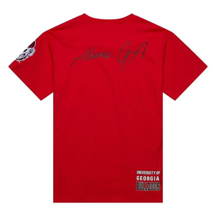 Mitchell and Ness MandN Hometown SS Tee Vintage Logo University Of Georgia Men TShirts and Tops Mitchell and Ness MandN Hometown SS Tee Vintage Logo University Of Georgia Men TShirts and Tops