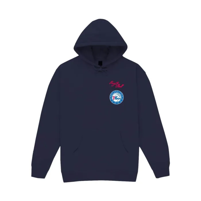 Mitchell and Ness MandN X BR Crew Hoodie Philadelphia 76ers Men Hoodies and Sweatshirts Mitchell and Ness MandN X BR Crew Hoodie Philadelphia 76ers Men Hoodies and Sweatshirts