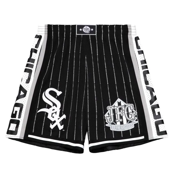 Mitchell and Ness MandN X Joe Freshgoods Fashion Shorts Chicago White Sox Men Shorts Mitchell and Ness MandN X Joe Freshgoods Fashion Shorts Chicago White Sox Men Shorts