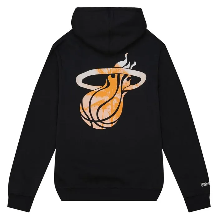 Mitchell and Ness MandN X Nicky Jam Cityscape Hoody Miami Heat Men Hoodies and Sweatshirts Mitchell and Ness MandN X Nicky Jam Cityscape Hoody Miami Heat Men Hoodies and Sweatshirts