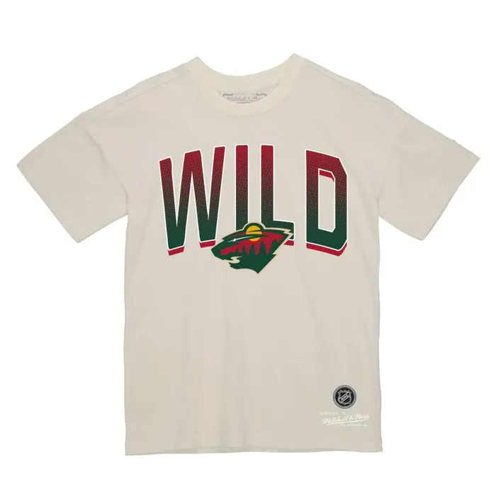 Mitchell and Ness Minor Penalty Tee Minnesota Wild Men TShirts and Tops