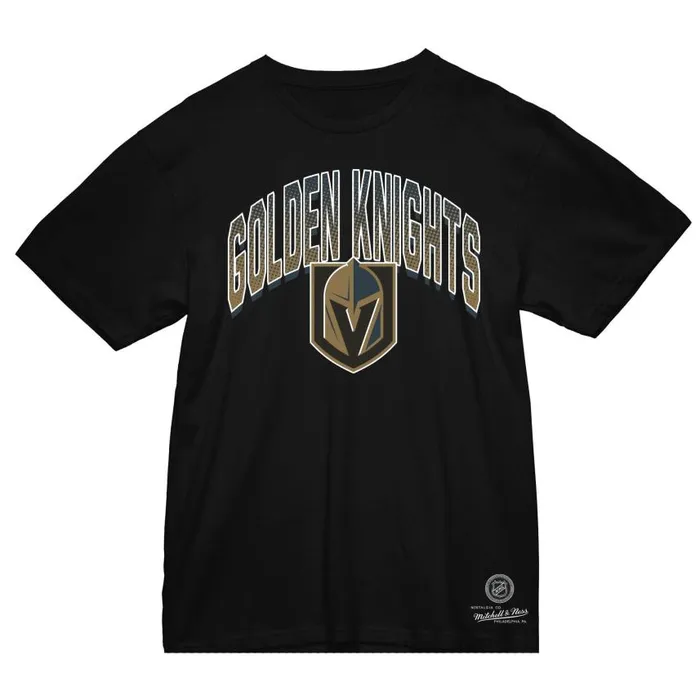 Mitchell and Ness Minor Penalty Tee Vegas Golden Knights Men TShirts and Tops