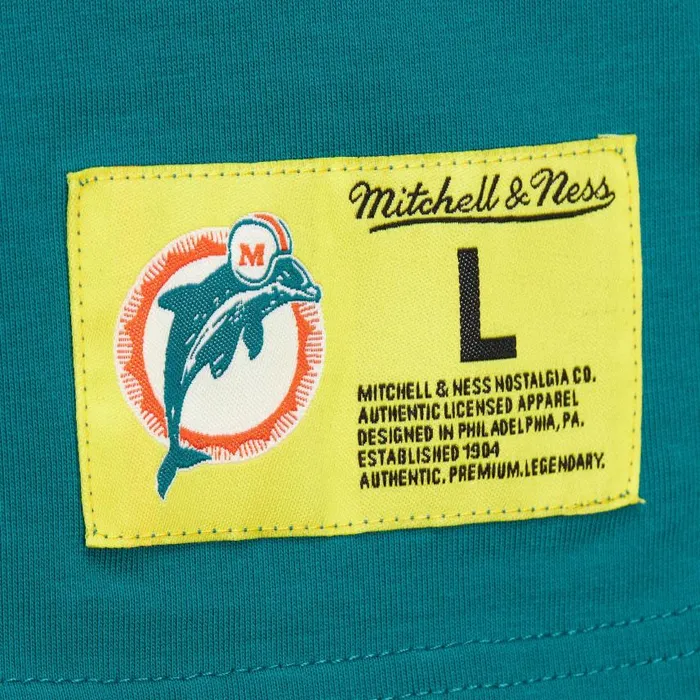 Mitchell and Ness Neon Nights SS Premium Tee Miami Dolphins Men TShirts and Tops Mitchell and Ness Neon Nights SS Premium Tee Miami Dolphins Men TShirts and Tops