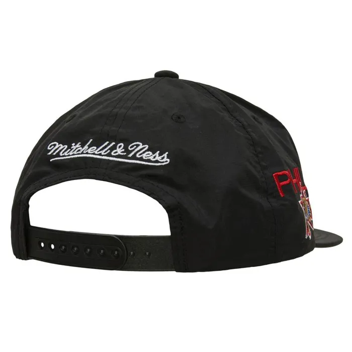 Mitchell and Ness Nylon Szn Deadstock Snapback HWC Philadelphia 76ers Men Hats and Headwear Mitchell and Ness Nylon Szn Deadstock Snapback HWC Philadelphia 76ers Men Hats and Headwear