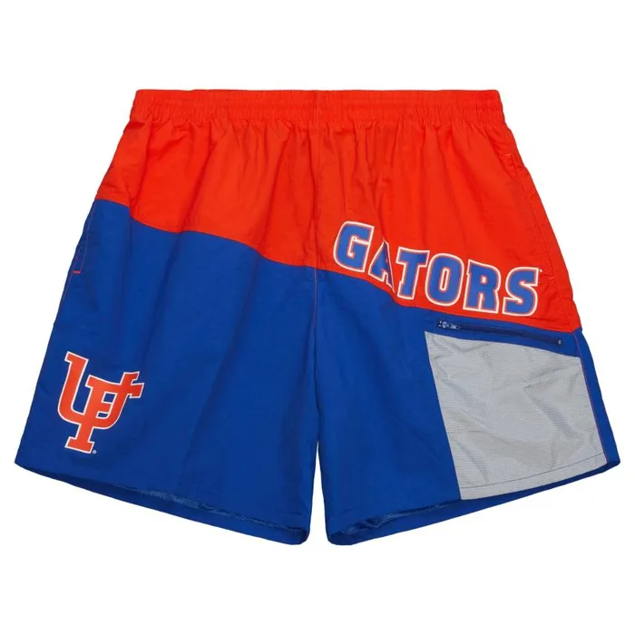 Mitchell and Ness Nylon Utility Shorts University Of Florida Men Shorts