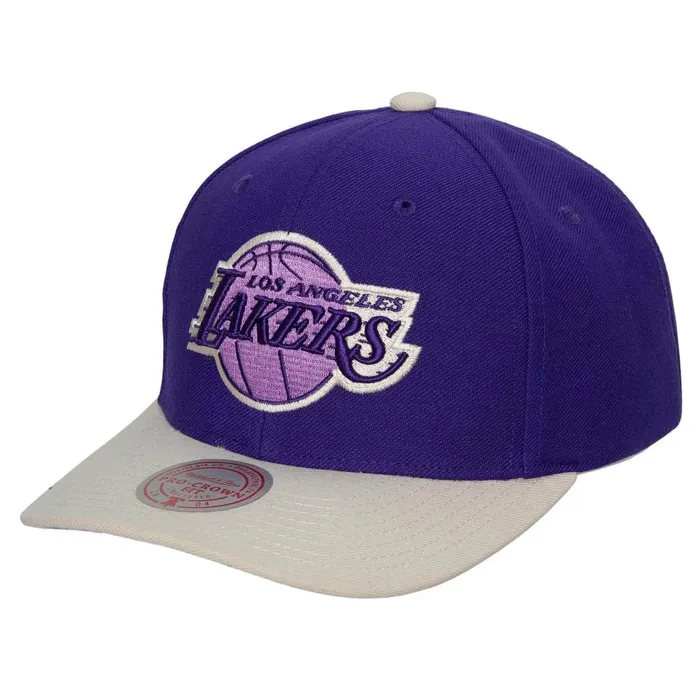 Mitchell and Ness Off Team Snapback Los Angeles Lakers Men Hats and Headwear