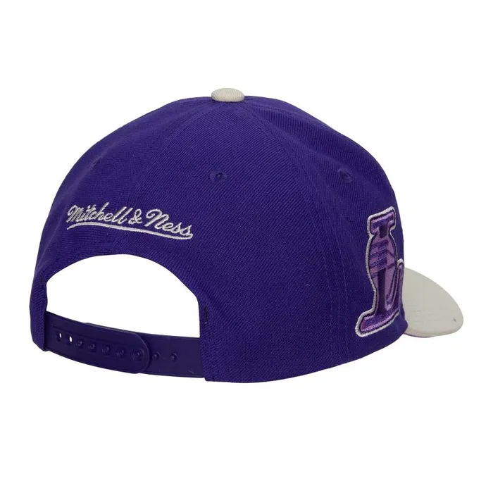 Mitchell and Ness Off Team Snapback Los Angeles Lakers Men Hats and Headwear Mitchell and Ness Off Team Snapback Los Angeles Lakers Men Hats and Headwear