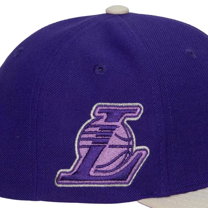 Mitchell and Ness Off Team Snapback Los Angeles Lakers Men Hats and Headwear Mitchell and Ness Off Team Snapback Los Angeles Lakers Men Hats and Headwear