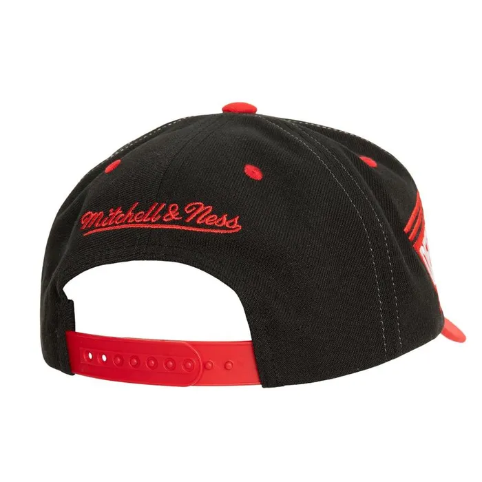 Mitchell and Ness Overbite Pro Snapback Vntg Detroit Red Wings Men Hats and Headwear Mitchell and Ness Overbite Pro Snapback Vntg Detroit Red Wings Men Hats and Headwear