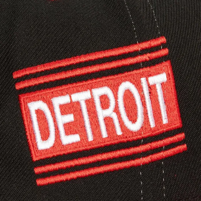 Mitchell and Ness Overbite Pro Snapback Vntg Detroit Red Wings Men Hats and Headwear Mitchell and Ness Overbite Pro Snapback Vntg Detroit Red Wings Men Hats and Headwear