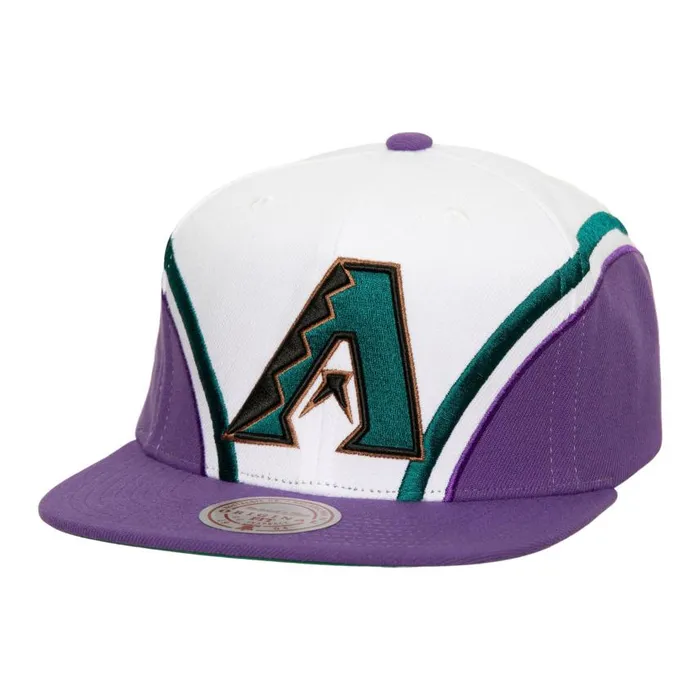 Mitchell and Ness Overhead Snapback Coop Arizona Diamondbacks Men Hats and Headwear Mitchell and Ness Overhead Snapback Coop Arizona Diamondbacks Men Hats and Headwear
